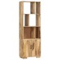 vidaXL Estantería madera maciza de mango 60x35x180 cm vidaXL Estantería madera maciza de mango 60x35x180 cm