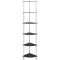 vidaXL Estantería 6 niveles vidrio templado negro 30x30x160 cm vidaXL Estantería 6 niveles vidrio templado negro 30x30x160 cm
