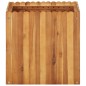 vidaXL Arriate de madera maciza de acacia 50x50x50 cm