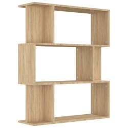 vidaXL Estantería madera contrachapada color roble Sonoma 80x24x96 cm