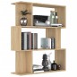 vidaXL Estantería madera contrachapada color roble Sonoma 80x24x96 cm vidaXL Estantería madera contrachapada color roble Sonoma 80x24x96 cm