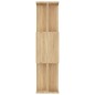 vidaXL Estantería madera contrachapada color roble Sonoma 80x24x96 cm vidaXL Estantería madera contrachapada color roble Sonoma 80x24x96 cm