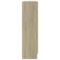 vidaXL Vitrina de madera contrachapada color roble 82,5x30,5x115 cm vidaXL Vitrina de madera contrachapada color roble 82,5x30,5x115 cm