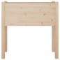 vidaXL Jardinera de madera maciza de pino 70x31x70 cm vidaXL Jardinera de madera maciza de pino 70x31x70 cm