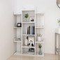 vidaXL Librería de madera contrachapada blanco brillante 86x25,5x140cm vidaXL Librería de madera contrachapada blanco brillante 86x25,5x140cm