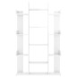 vidaXL Librería de madera contrachapada blanco brillante 86x25,5x140cm vidaXL Librería de madera contrachapada blanco brillante 86x25,5x140cm
