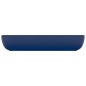 vidaXL Lavabo rectangular de lujo cerámica azul oscuro mate 71x38 cm vidaXL Lavabo rectangular de lujo cerámica azul oscuro mate 71x38 cm