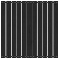 vidaXL Reposapiés de jardín madera maciza de pino negro 70x70x30 cm vidaXL Reposapiés de jardín madera maciza de pino negro 70x70x30 cm