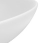 vidaXL Lavabo de cuarto de baño redondo cerámica blanco mate vidaXL Lavabo de cuarto de baño redondo cerámica blanco mate