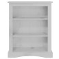 vidaXL Estantería 3 niveles Corona Range de pino mexicano 81x29x100 cm