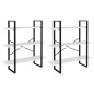 vidaXL Armario alto madera contrachapada blanco 100x30x210 cm vidaXL Armario alto madera contrachapada blanco 100x30x210 cm
