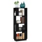 vidaXL Estantería/divisor de espacios madera pino negro 51x25x132 cm vidaXL Estantería/divisor de espacios madera pino negro 51x25x132 cm