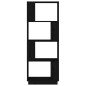 vidaXL Estantería/divisor de espacios madera pino negro 51x25x132 cm vidaXL Estantería/divisor de espacios madera pino negro 51x25x132 cm