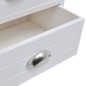 vidaXL Mesita de noche francesa 2 piezas blanco vidaXL Mesita de noche francesa 2 piezas blanco
