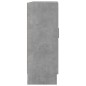 vidaXL Vitrina de madera contrachapada gris hormigón 82,5x30,5x80 cm vidaXL Vitrina de madera contrachapada gris hormigón 82,5x30,5x80 cm