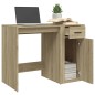 vidaXL Escritorio madera contrachapada color roble Sonoma 100x49x75 cm vidaXL Escritorio madera contrachapada color roble Sonoma 100x49x75 cm