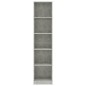 vidaXL Estantería de 5 niveles contrachapada gris hormigón 40x24x175cm vidaXL Estantería de 5 niveles contrachapada gris hormigón 40x24x175cm