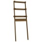vidaXL Estante de baño madera maciza pino marrón miel 63,5x32x179 cm vidaXL Estante de baño madera maciza pino marrón miel 63,5x32x179 cm