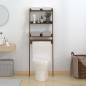 vidaXL Estante de baño madera maciza pino marrón miel 63,5x32x179 cm vidaXL Estante de baño madera maciza pino marrón miel 63,5x32x179 cm