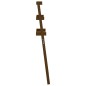 vidaXL Estante de baño madera maciza pino marrón miel 63,5x32x179 cm vidaXL Estante de baño madera maciza pino marrón miel 63,5x32x179 cm