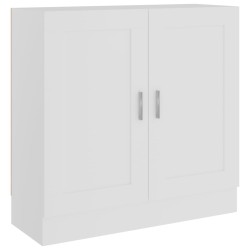 vidaXL Estantería librería madera contrachapada blanco 82,5x30,5x80 cm