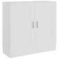 vidaXL Estantería librería madera contrachapada blanco 82,5x30,5x80 cm vidaXL Estantería librería madera contrachapada blanco 82,5x30,5x80 cm