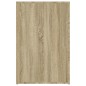 vidaXL Escritorio madera contrachapada color roble Sonoma 100x49x75 cm vidaXL Escritorio madera contrachapada color roble Sonoma 100x49x75 cm