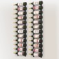 vidaXL Botelleros de pared para 12 botellas hierro negro 2 unidades vidaXL Botelleros de pared para 12 botellas hierro negro 2 unidades