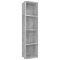 vidaXL Estantería de libros/mueble TV madera contrachapada 36x30x143cm vidaXL Estantería de libros/mueble TV madera contrachapada 36x30x143cm