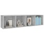 vidaXL Estantería de libros/mueble TV madera contrachapada 36x30x143cm vidaXL Estantería de libros/mueble TV madera contrachapada 36x30x143cm