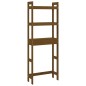 vidaXL Estante de baño madera maciza de pino marrón miel 63x26x171 cm vidaXL Estante de baño madera maciza de pino marrón miel 63x26x171 cm