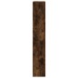 vidaXL Estantería 4 niveles madera roble ahumado 40x24x143 cm vidaXL Estantería 4 niveles madera roble ahumado 40x24x143 cm