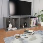 vidaXL Estantería libros madera contrachapada gris brillo 36x30x114cm vidaXL Estantería libros madera contrachapada gris brillo 36x30x114cm