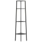 vidaXL Estantería de esquina de 4 niveles negra 45,5x31,5x150 cm vidaXL Estantería de esquina de 4 niveles negra 45,5x31,5x150 cm