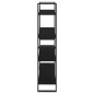 vidaXL Estantería de 4 niveles madera contrachapada negro 100x30x140cm vidaXL Estantería de 4 niveles madera contrachapada negro 100x30x140cm