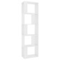vidaXL Estantería/divisor madera contrachapada blanco 45x24x159 cm vidaXL Estantería/divisor madera contrachapada blanco 45x24x159 cm