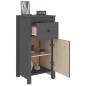 vidaXL Aparadores 2 uds madera maciza de pino gris 40x35x80 cm vidaXL Aparadores 2 uds madera maciza de pino gris 40x35x80 cm
