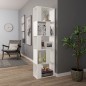 vidaXL Estantería/divisor madera contrachapada blanco 45x24x159 cm vidaXL Estantería/divisor madera contrachapada blanco 45x24x159 cm