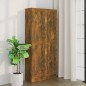 vidaXL Estantería madera contrachapada roble ahumado 82,5x30,5x185,5cm vidaXL Estantería madera contrachapada roble ahumado 82,5x30,5x185,5cm