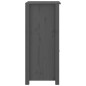 vidaXL Aparadores 2 uds madera maciza de pino gris 40x35x80 cm vidaXL Aparadores 2 uds madera maciza de pino gris 40x35x80 cm