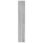 vidaXL Estantería de 4 niveles contrachapada gris Sonoma 60x24x142 cm vidaXL Estantería de 4 niveles contrachapada gris Sonoma 60x24x142 cm