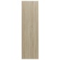 vidaXL Estantería madera contrachapada color roble 97,5x29,5x100 cm