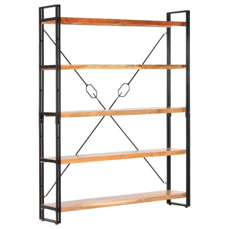 vidaXL Estantería de 5 niveles madera maciza de acacia 140x30x180 cm