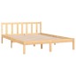 vidaXL Estructura de cama madera maciza de pino 120x190 cm vidaXL Estructura de cama madera maciza de pino 120x190 cm