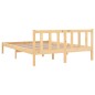 vidaXL Estructura de cama madera maciza de pino 120x190 cm vidaXL Estructura de cama madera maciza de pino 120x190 cm