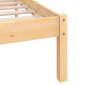vidaXL Estructura de cama madera maciza de pino 120x190 cm vidaXL Estructura de cama madera maciza de pino 120x190 cm