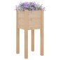 vidaXL Jardineras 2 uds madera maciza de pino 31x31x70 cm vidaXL Jardineras 2 uds madera maciza de pino 31x31x70 cm