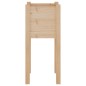 vidaXL Jardineras 2 uds madera maciza de pino 31x31x70 cm vidaXL Jardineras 2 uds madera maciza de pino 31x31x70 cm