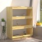 vidaXL Estantería/divisor de espacios madera maciza pino 80x35x103 cm vidaXL Estantería/divisor de espacios madera maciza pino 80x35x103 cm