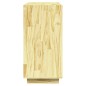 vidaXL Estantería madera maciza de pino 60x35x71 cm vidaXL Estantería madera maciza de pino 60x35x71 cm
